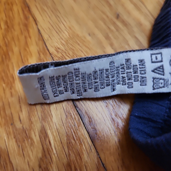 American Rag Size XL Navy Blue White Design Spaghetti Strap Jumpsuit - Picture 11 of 11